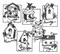 Aunt Martha's; Aunt Martha's Bird Houses 3922 days of the week embroidery iron on pattern; Category:Cross Stitch & Embroidery; Image:4